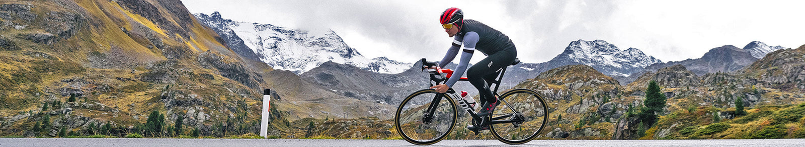 Fdx Mens Black & Grey Thermal Long Sleeve Cycling Jersey Winter Bib Tights Water Resistant Windproof Compression Socks Hi Viz Reflectors Gear UK