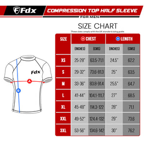 Fdx Cosmic Black Men's & Boy's Short Sleeve Base Layer Gym Shirt
