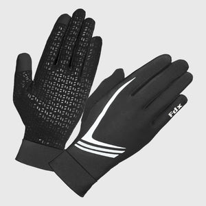 Fdx Aero Full Finger Gel Padded Cycling & MTB Gloves Ideal for cycling Running & Hiking Anti Slip, Reflective Details, Velcro Strap Touch Screen Compatible & Lightweight UK