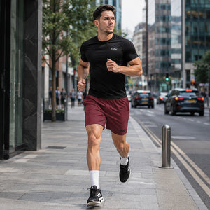 Pro Men's Running Shorts Maroon