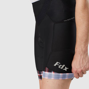 FDX Red & Black Cycling Shorts Men's 3D Gel Padded comfortable road bike shorts - Breathable Quick Dry biking shorts, ultra-lightweight shorts with pockets