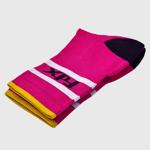 Fdx Pink Cycling Socks Compression Running Road Bike Gym Best Specialized Athletic Wear