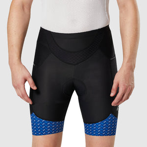 Men’s Cycling Shorts Black & Blue 3D Gel Padded comfortable road bike shorts - ultra-lightweight Breathable Quick Dry biking shorts, with pockets