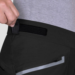 Fdx Mens Black Cycling MTB Shorts for Summer Best Road & Mountain Bike Baggy Shorts for off Road - Nomad