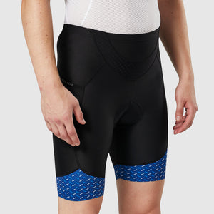 FDX Men’s Blue & Black Cycling Shorts 3D Gel Padded road bike shorts - Breathable Quick Dry comfortable bike shorts, lightweight summer shorts for riding