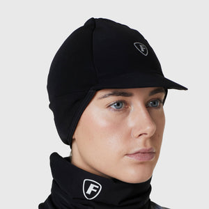Fdx Unisex Black Under Helmet Cap Winter Lightweight Breathable Fleece Gash Cycling Goggles Stretchable Men Women Cycling Gear UK