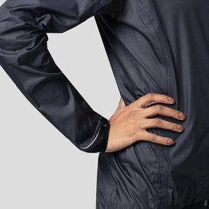 Fdx Women's Black Cycling Jacket for Winter Thermal Casual Softshell Clothing Lightweight, Shaver proof, Packable ,Windproof, Waterproof & Pockets - Uk