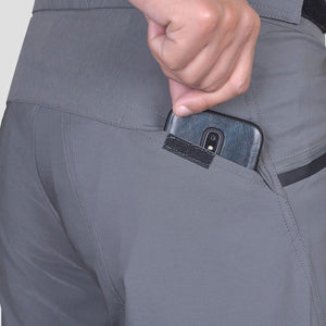 Fdx Mens Grey Cycling MTB Shorts for Summer Best Road & Mountain Bike Baggy Shorts for off Road - Nomad