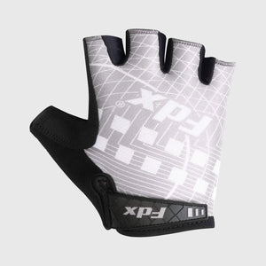 FDX Black & Grey short finger summer cycling Unisex gloves, shockproof women padded gloves, breathable quick dry anti-slip mitts mountain bike accessories