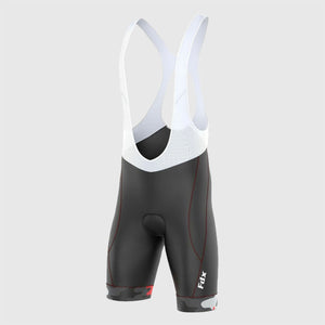 Fdx Mens Black & Grey Gel Padded Cycling Bib Shorts For Summer Best Outdoor Road Bike Short Length Bib - Camouflage