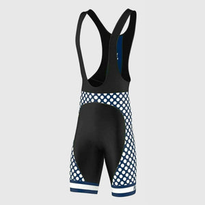 Fdx Mens Black & White Gel Padded Cycling Bib Shorts For Summer Best Outdoor Road Bike Short Length Bib - Equin
