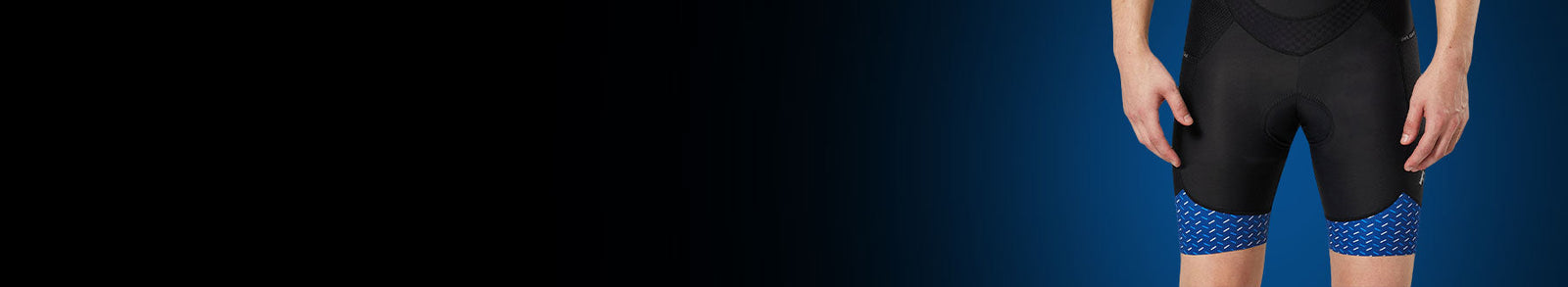 Fdx Men's Black & Blue Cycling Shorts Summer Gel Padded Lightweight Breathable Fabric Hi Viz Reflectors Pocket Leg Gripper Cycling Gear UK 