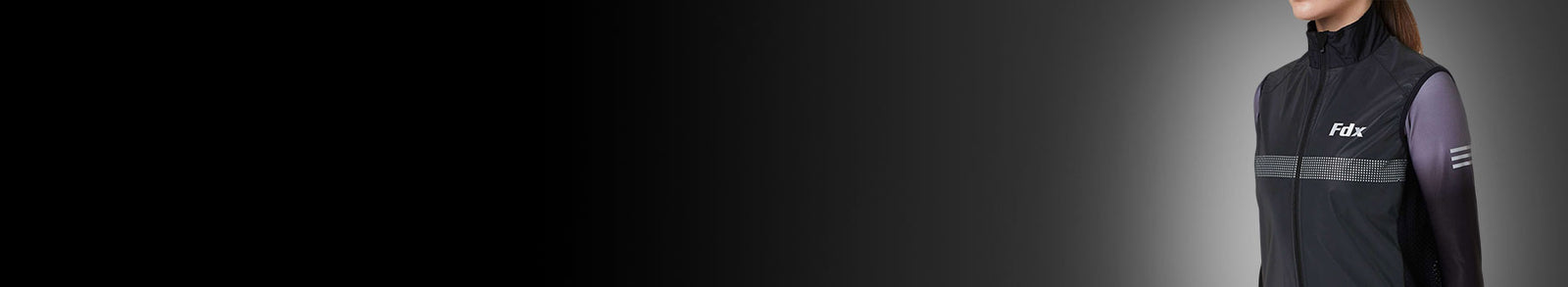 Fdx Women Black & Grey Sleeveless Cycling Gilet Winter Lightweight Waterproof Windproof Hi Viz Reflectors & Pockets Summer All Weather Cycling Gear UK