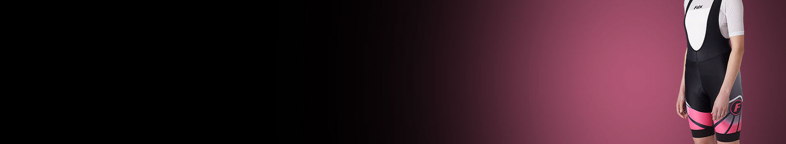 Fdx Women's Black & Pink Cycling Bib Short Gel Padded Breathable Lightweight Mesh Fleece Fabric Hi Viz Reflectors & Pockets Summer cycling Gear UK