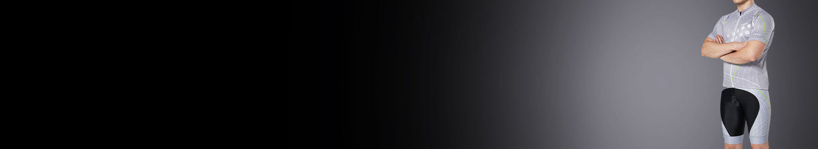 Fdx Men's Grey Short Sleeve Cycling Jersey Summer Breathable Mesh Fleece Fabric, Bib Short Hi Viz Reflectors & Pockets Cycling Gear UK