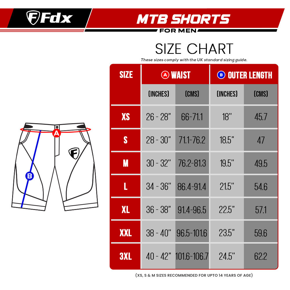 Fdx Drifter Grey Men s Boy s Mtb Padded Summer Cycling Shorts