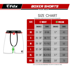 Fdx A5 Navy Blue Men's & Boy's Boxer Shorts