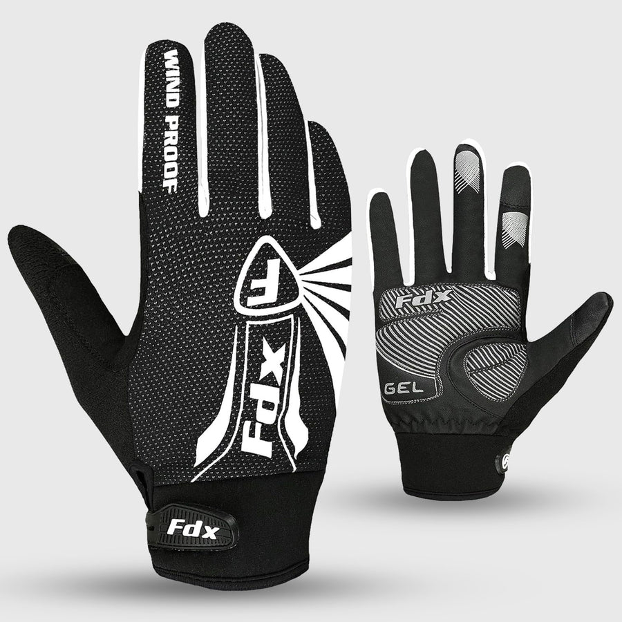 Zesto Cycling Gloves White