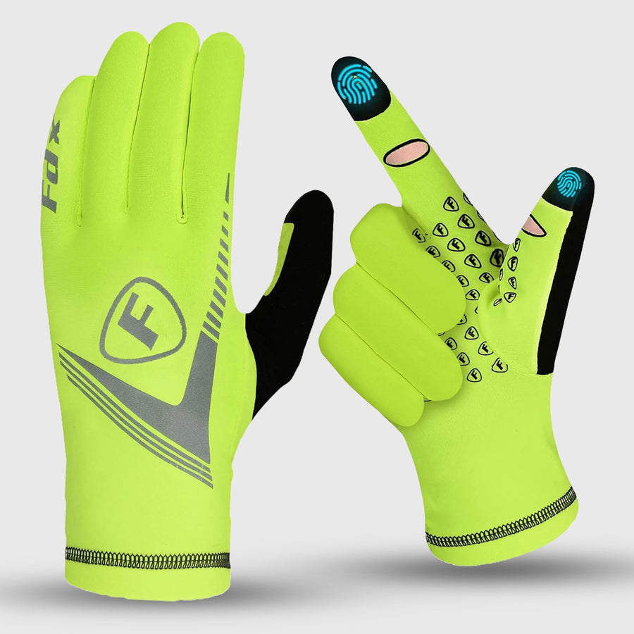 Frost Cycling Gloves Yellow