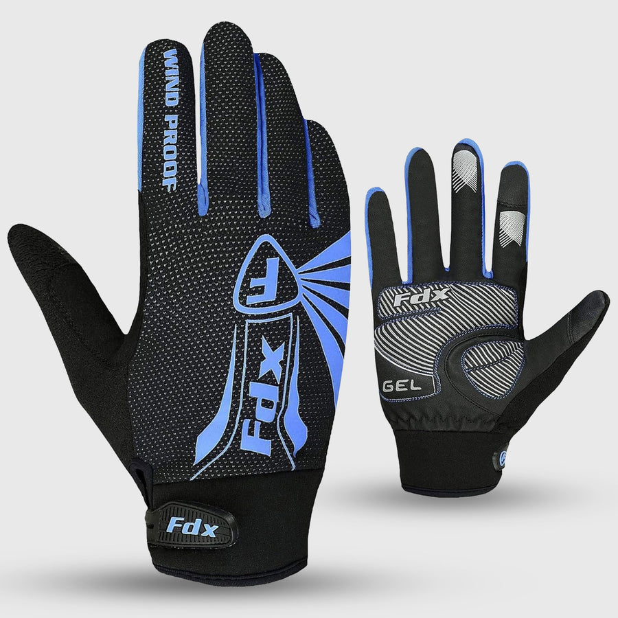 Zesto Cycling Gloves Blue
