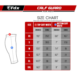 Fdx R8 Black Cycling Calf Guard - Compression Leg Sleeves