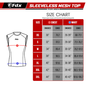 Fdx Aeroform Black Men's & Boy's Sleeveless Mesh Summer Cycling Top