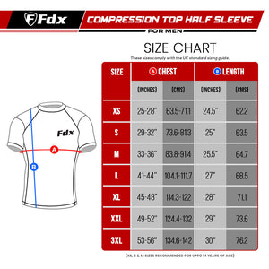 Fdx Cosmic Black Men's & Boy's Short Sleeve Base Layer Gym Shirt