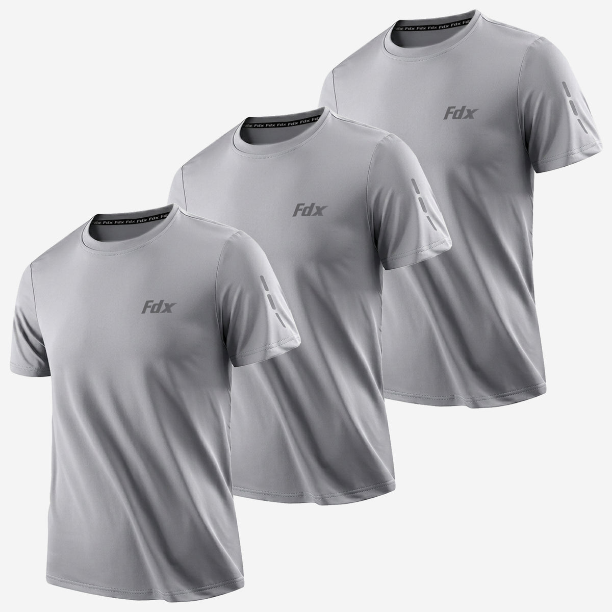 Aerofit Men's Running Top Pack of 3 Grey