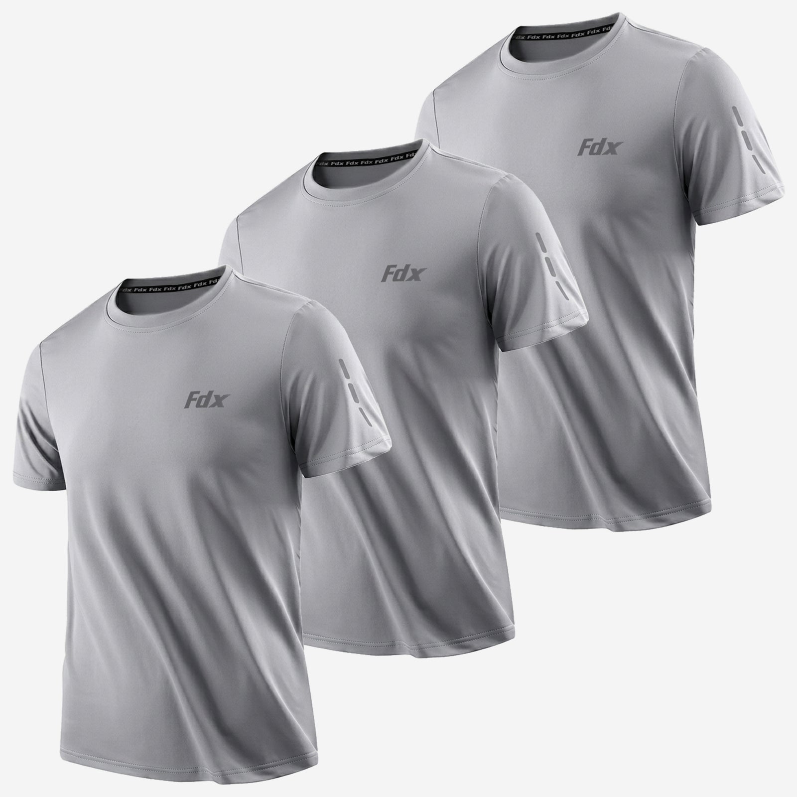 Aerofit Men's Running Top Pack of 3 Grey