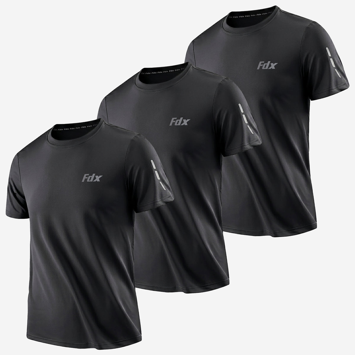 Aerofit Men's Running Top Pack of Black