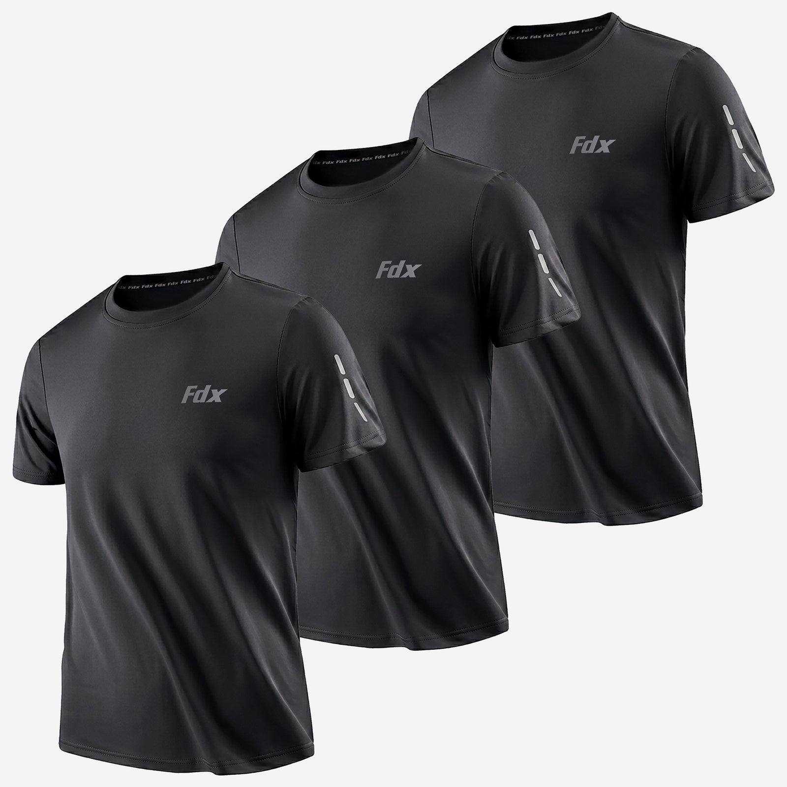 Aerofit Men's Running Top Pack of Black