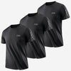 Aerofit Men's Running Top Pack of 3 Black