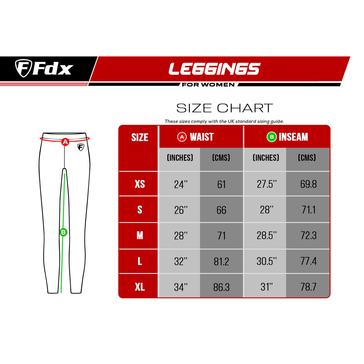 Fdx Amrap Sky Blue Women's & Girl's Compression Running Tights