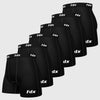 IT Men's Boxer Shorts Pack of 6 Black