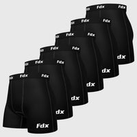 IT Men's Boxer Shorts Pack of 6 Black