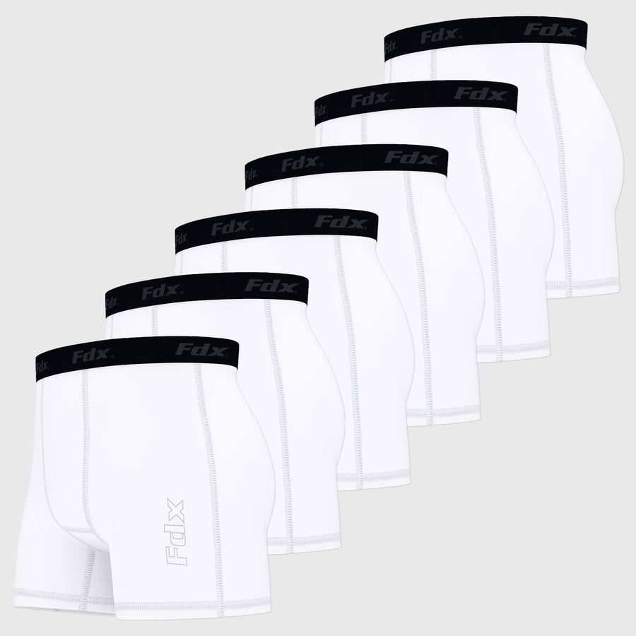 A5 Men's Boxer Shorts Pack of 6 White