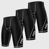 Men's Compression Shorts Pack of 3 Black