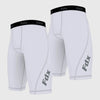 Men's Compression Shorts Pack of 2 White