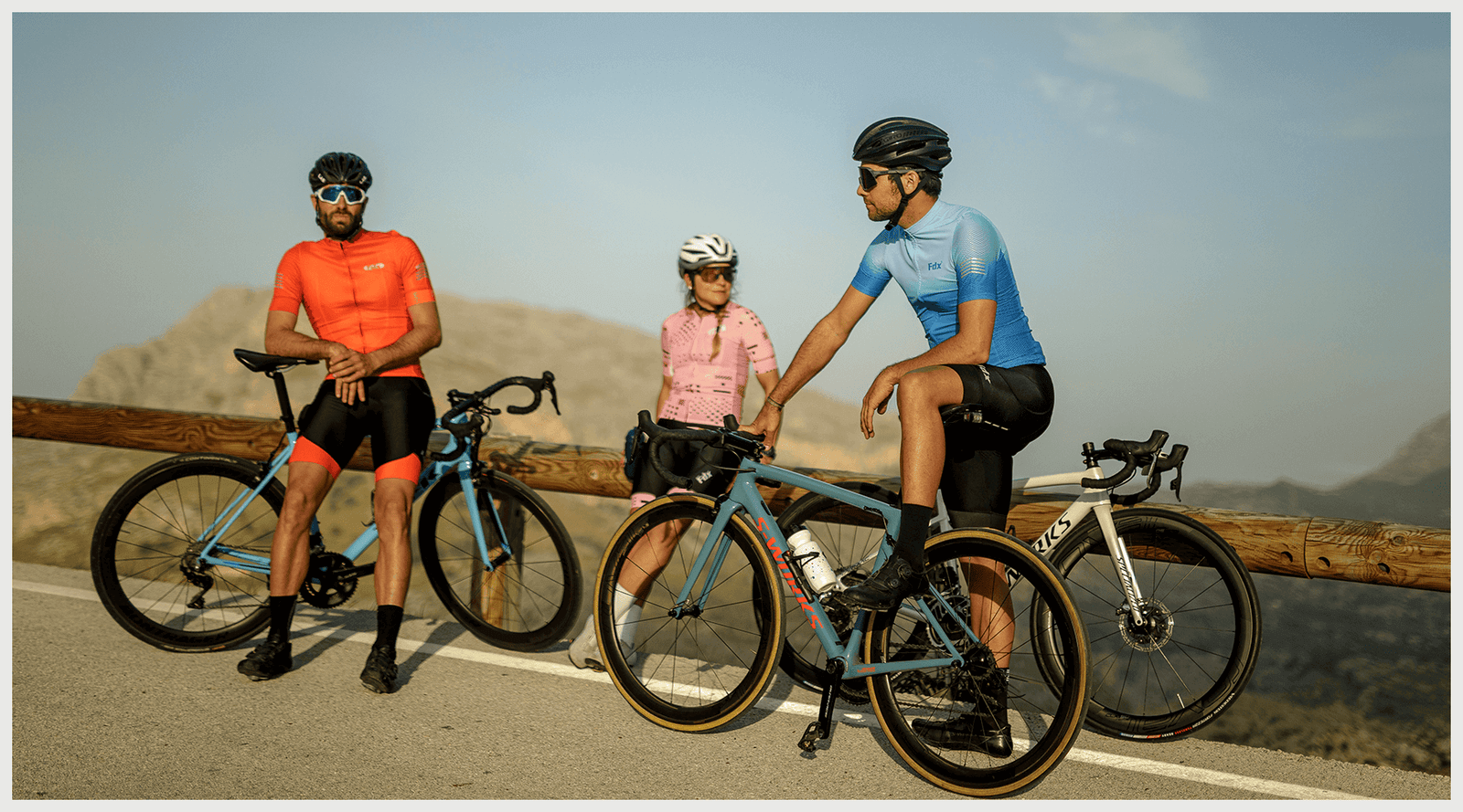 Fdx Half Sleeve Cycling Jersey & Gel Padded Bib Shorts for Mens Pink & Maroon Best Summer Road Bike Wear Light Weight, Hi-viz Reflectors & Pockets - Duo