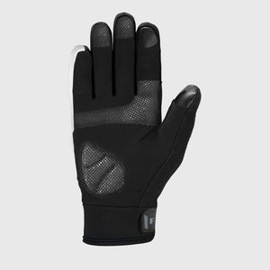 Fdx Aqua Full Finger Winter Cycling & MTB Waterproof & Windproof Gloves Silicone Gripper, Anti Slip, Reflective Details, Gel Padded Palm, Touch Screen Compatible, lightweight UK