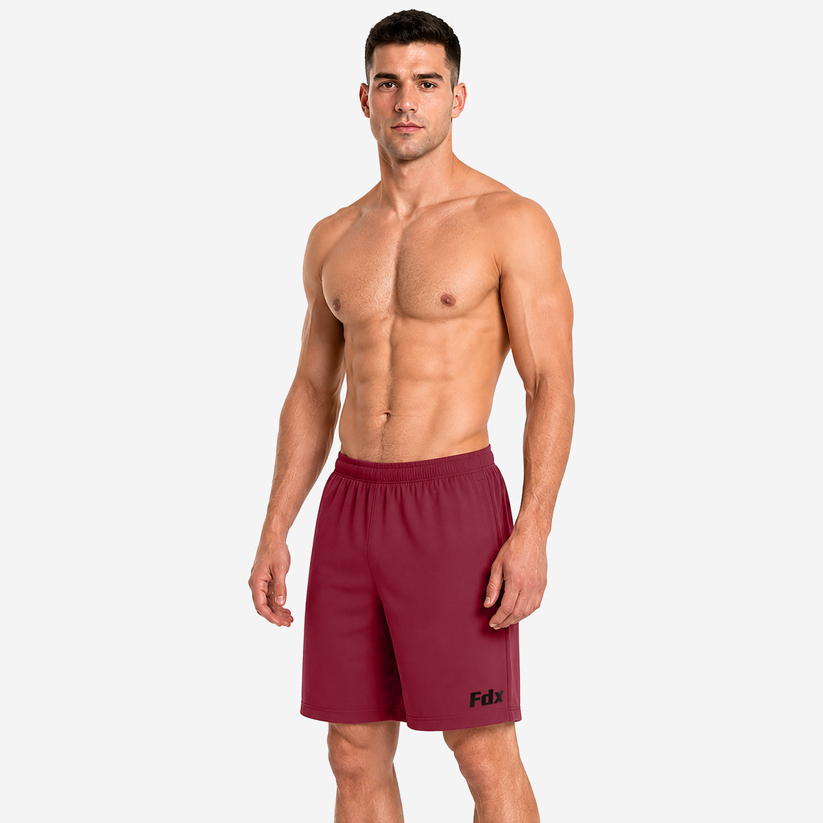 Pro Men's Running Shorts Maroon