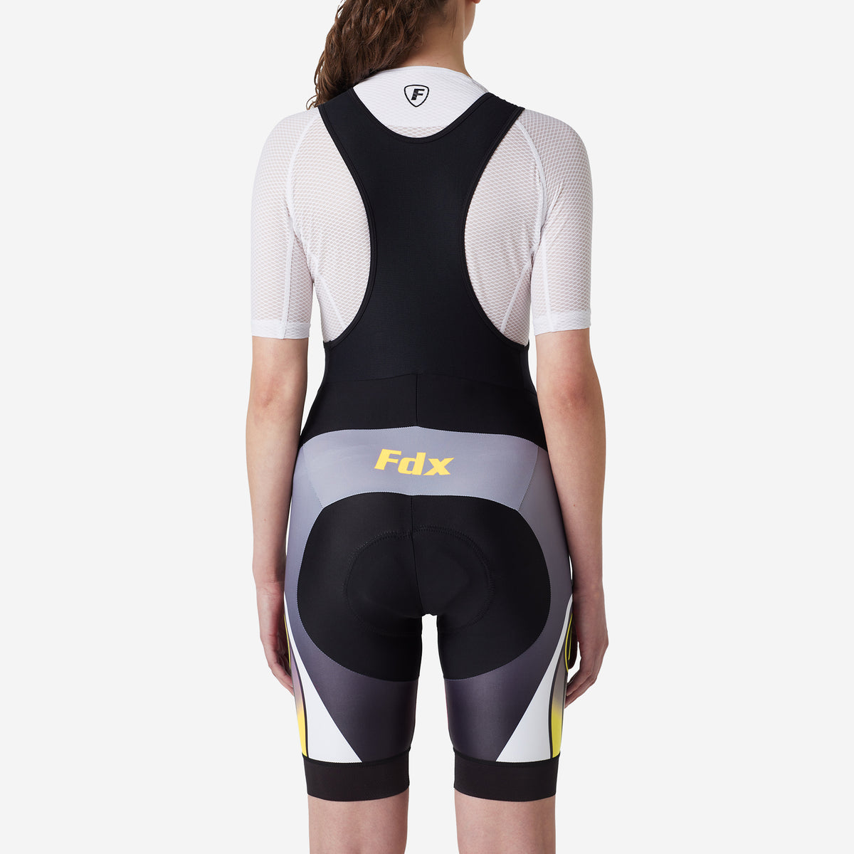 Fdx Signature Yellow Women's & Girl's Padded Summer Cycling Bib Shorts