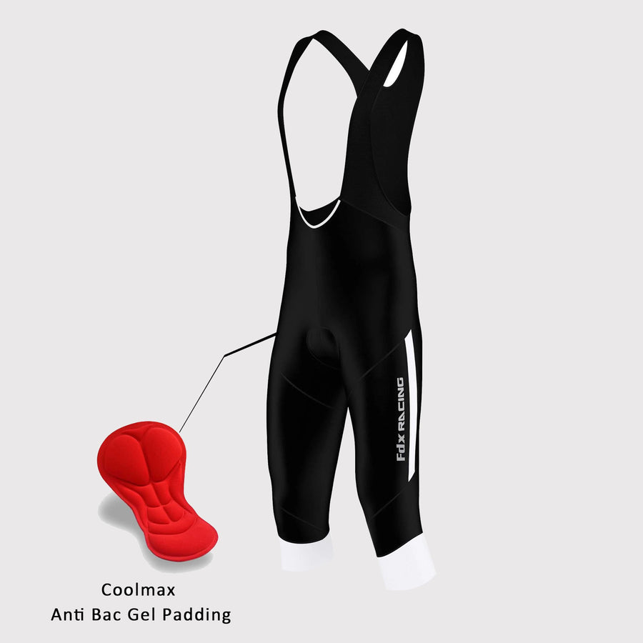 Gallop Men's 3/4 Bib Tights White