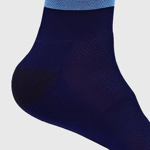 Fdx Unisex Navy Blue Cycling Compression Socks Breathable Elasticity Mesh Panel Men Women Cycling Gear UK