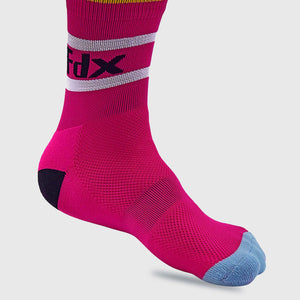Fdx Pink Cycling Socks Compression Running Road Bike Gym Best Specialized Athletic Wear