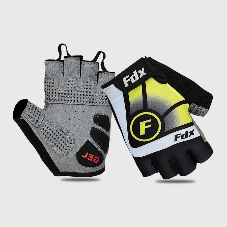 Signature Fingerless Gloves Yellow