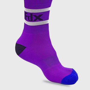 Fdx Purple Cycling Socks Compression Running Road Bike Gym Best Specialized Athletic Wear