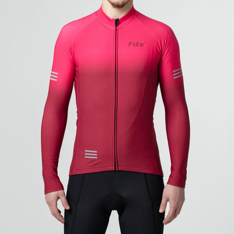 Duo Men's Cycling Set Pink / Maroon