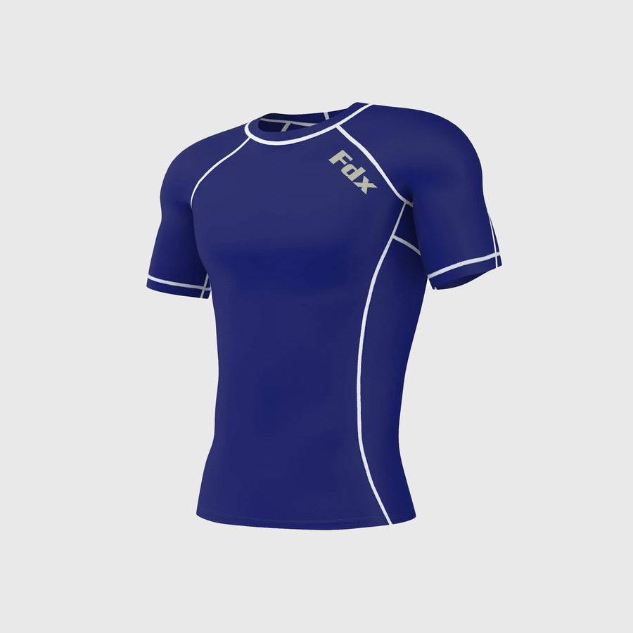Cosmic Men's Short Sleeve Base Layer Blue