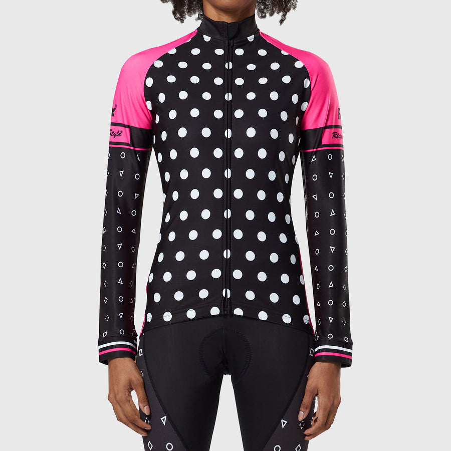 Polka Dots Women's Jersey Pink